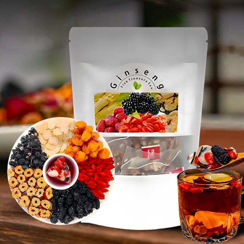 Herbal Wellness Tea - ชาโสมห้าสมบัติ ช่วยเพิ่มพลังงานตามธรรมชาติ เสริมภูมิคุ้มกัน สมุนไพรเพื่อสุขภาพ ชาออร์แกนิกแบบดั้งเดิม ช่วยเพิ่มพลังชีวิตประจำวัน
