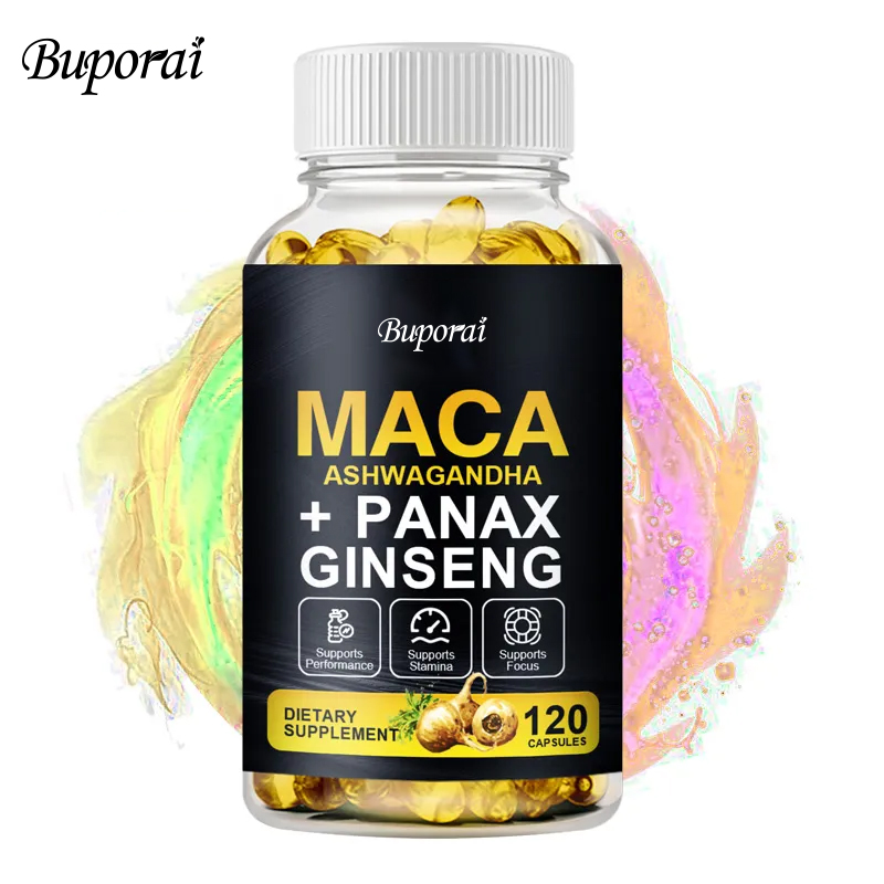 Valerian Root Capsule - แคปซูลรากมาคาสำหรับกล้ามเนื้อ ความแข็งแกร่ง ความอดทน และอาหารเสริมเพิ่มสมรรถภาพสำหรับผู้ชาย ผสมโสมและอัชวกันดา
