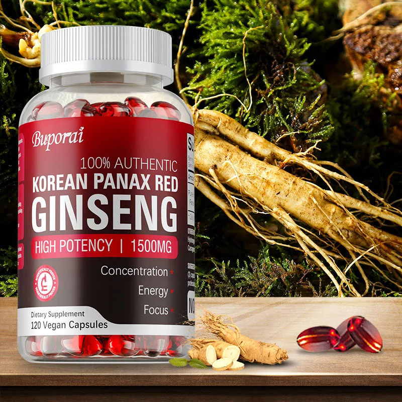 Ginkgo Biloba Extract - แคปซูลโสมแดงเกาหลี - เพิ่มพลังงาน ความรู้สึกทางอารมณ์ ความแข็งแกร่ง และประสิทธิภาพ
