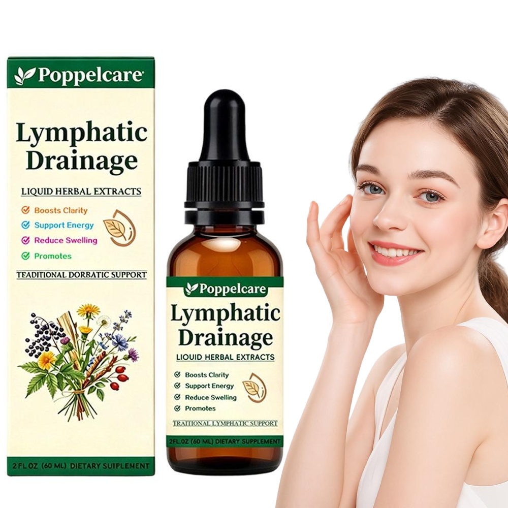 Herbal Wellness Formula - ป๊อปเพลแคร์ ฮาร์เบิล ลิมฟาติก แคร์ ดรอปส์ 60