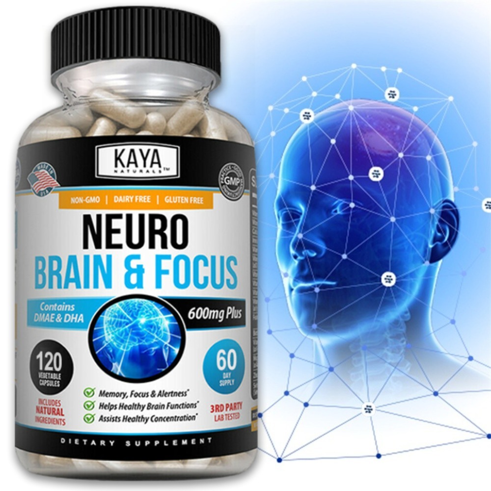 Ginkgo Biloba Extract - นิวโร ไบรน์ สำหรับความจำและการมีสมาธิ - อาหารเสริมบำรุงสมอง นูโทรปิก