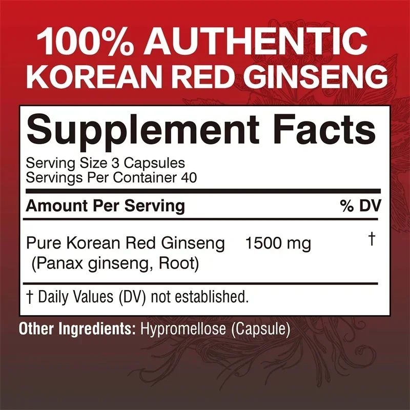 แคปซูลโสมแดงเกาหลี - เพิ่มพลัง - Ginkgo Biloba Extract บทวิจารณ์และราคา