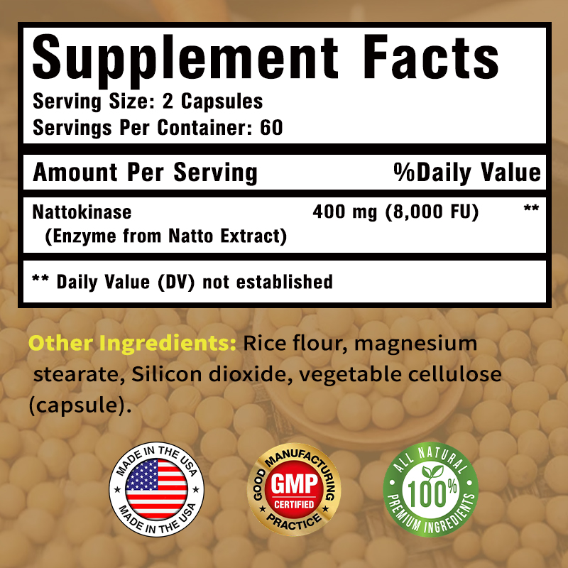 Nattokinase - รักษาความดันโลหิ - Ginkgo Biloba Extract บทวิจารณ์และราคา