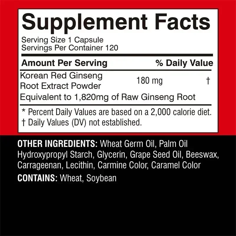 อาหารเสริมโสมแดงเกาหลี - รองรั - Valerian Root Capsule บทวิจารณ์และราคา