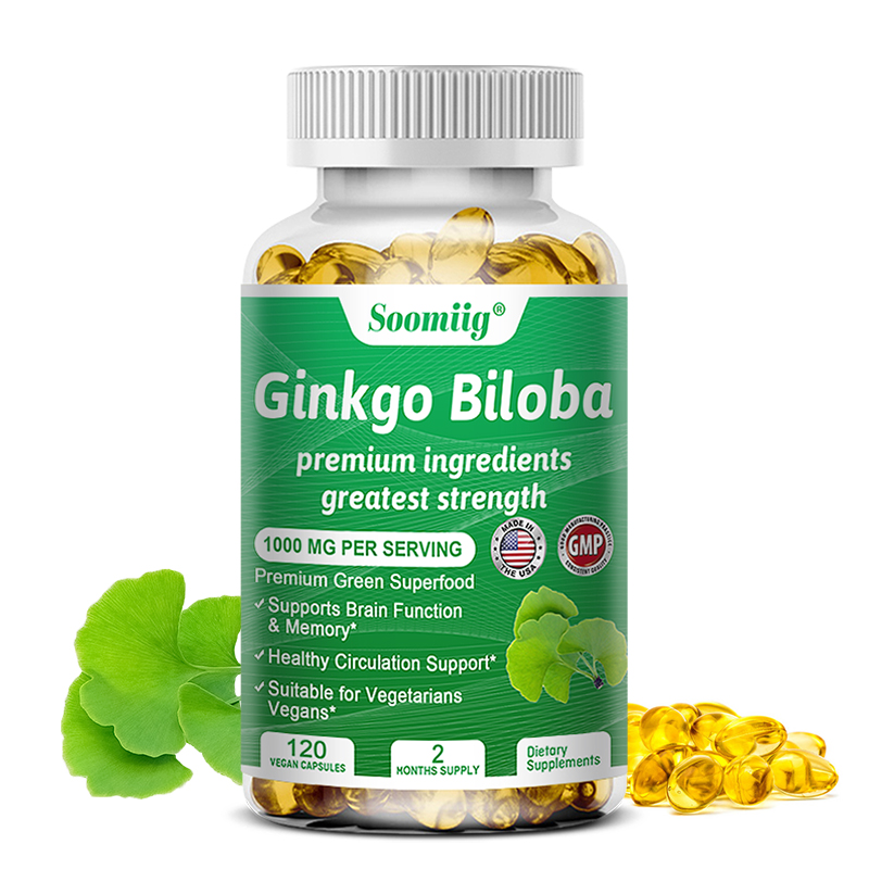 แคปซูลแปะก๊วยบิโลบา - อาหารเสร - Ginkgo Biloba Extract บทวิจารณ์และราคา