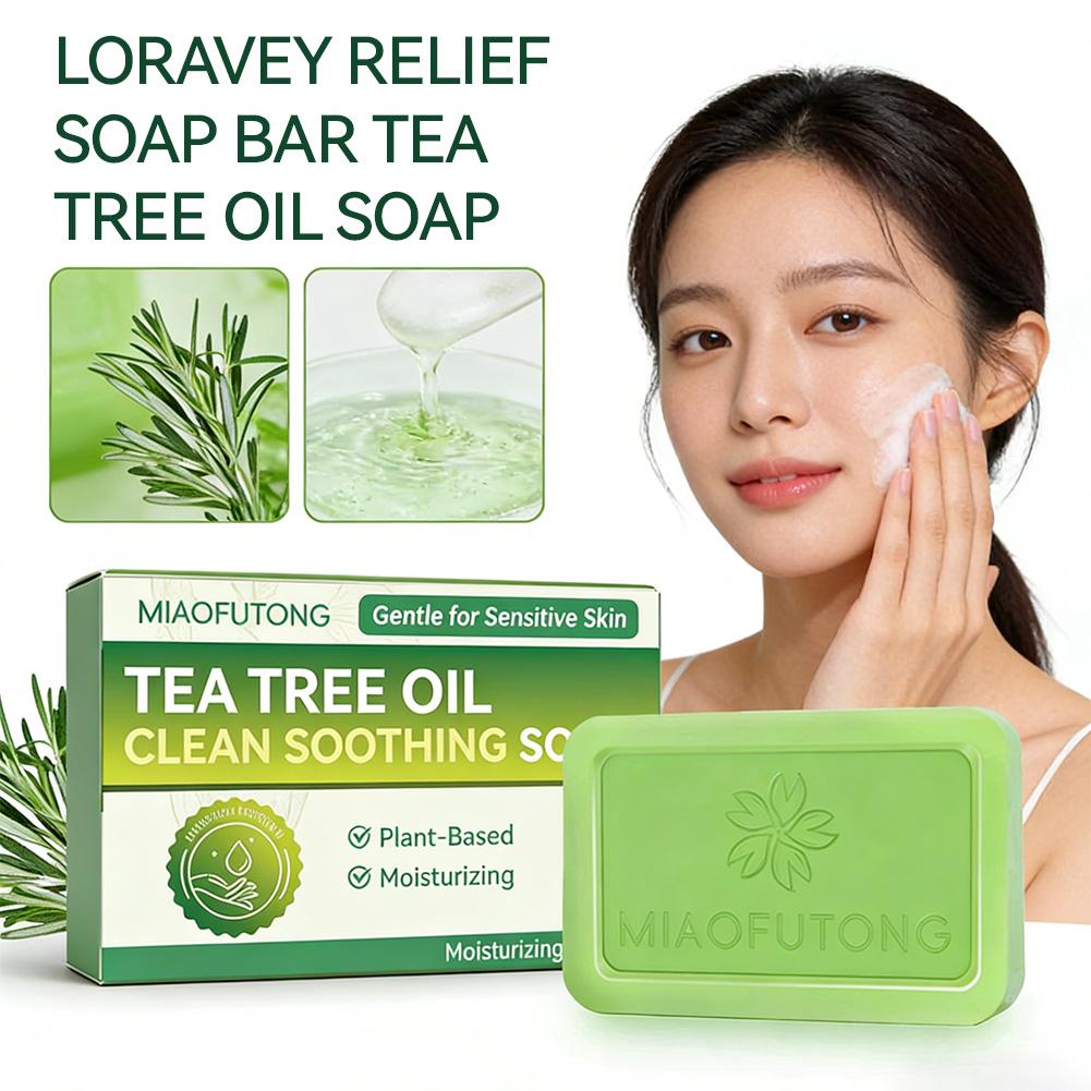 สบู่น้ำมันทีทรี สบู่ธรรมชาติสำ - Herbal Wellness Tea บทวิจารณ์และราคา